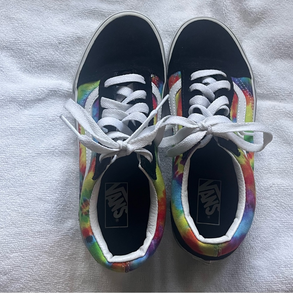 Kids Vans tie dye